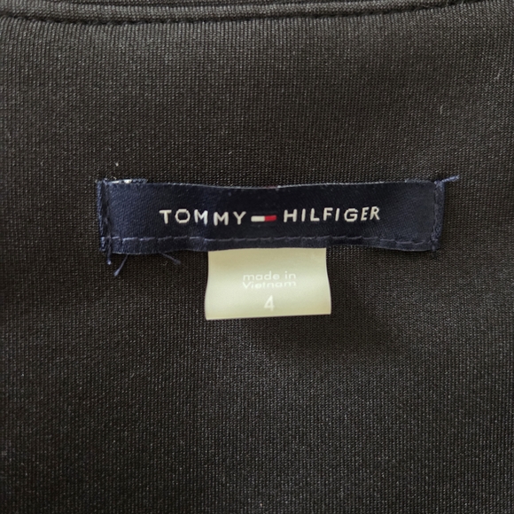Tommy Hilfiger Black Dress Size 4 - Picture 3 of 7